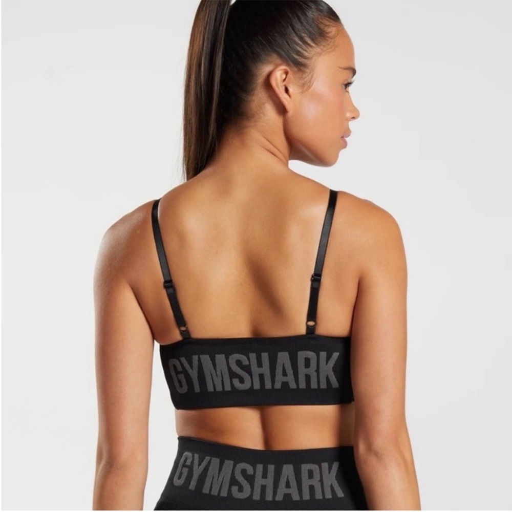 Gymshark Flex Logo Sports Bra, Size S